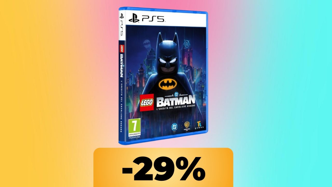 LEGO Batman: L'eredità del Cavaliere Oscuro è in offerta su Amazon: acquistalo al minimo storico