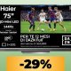 La Smart TV Haier QD-Mini LED da 75" è al minimo storico: immagini luminose e colori nitidi
