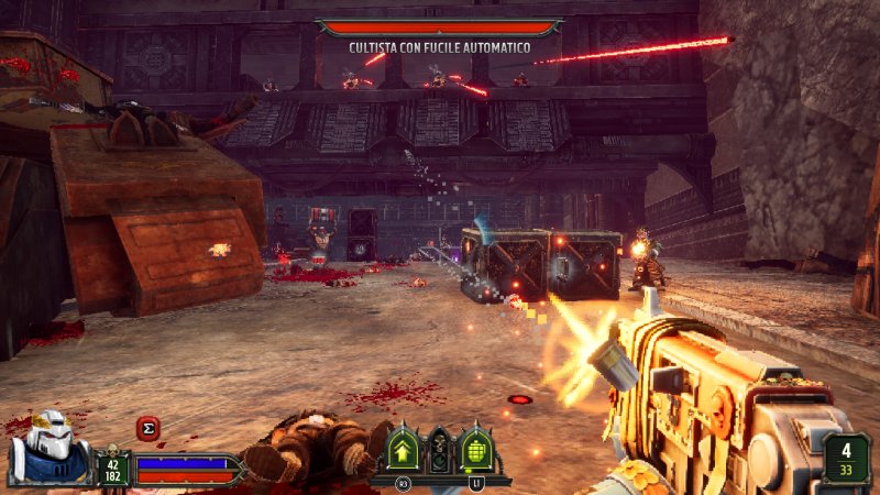 Uno scontro a fuoco con Malum in Warhammer 40.000: Boltgun 2