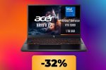 Il notebook Acer Nitro V 15 con RTX 5060 è al minimo storico su Amazon