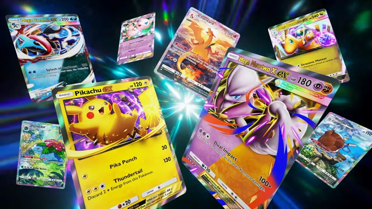 GCC Pokémon Pocket svela la nuova espansione Fusione Duale: arrivano Mega Mewtwo X-ex e Mega Greninja-ex