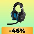 Le cuffie da gaming Logitech sono in sconto del 46%: puoi acquistarle direttamente su Amazon