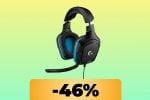 Le cuffie da gaming Logitech sono in sconto del 46%: puoi acquistarle direttamente su Amazon