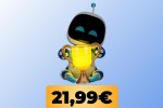 Questa luce di Astro Bot è utile e perfetta per decorare la tua postazione