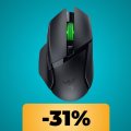 Il mouse da gaming Razer Basilisk V3 X HyperSpeed è in offerta su Amazon: sconto attivo del 31%