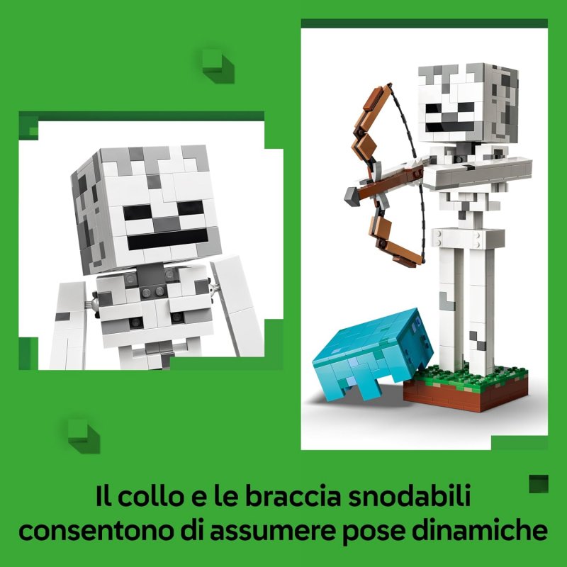 Lo scheletro di Minecraft