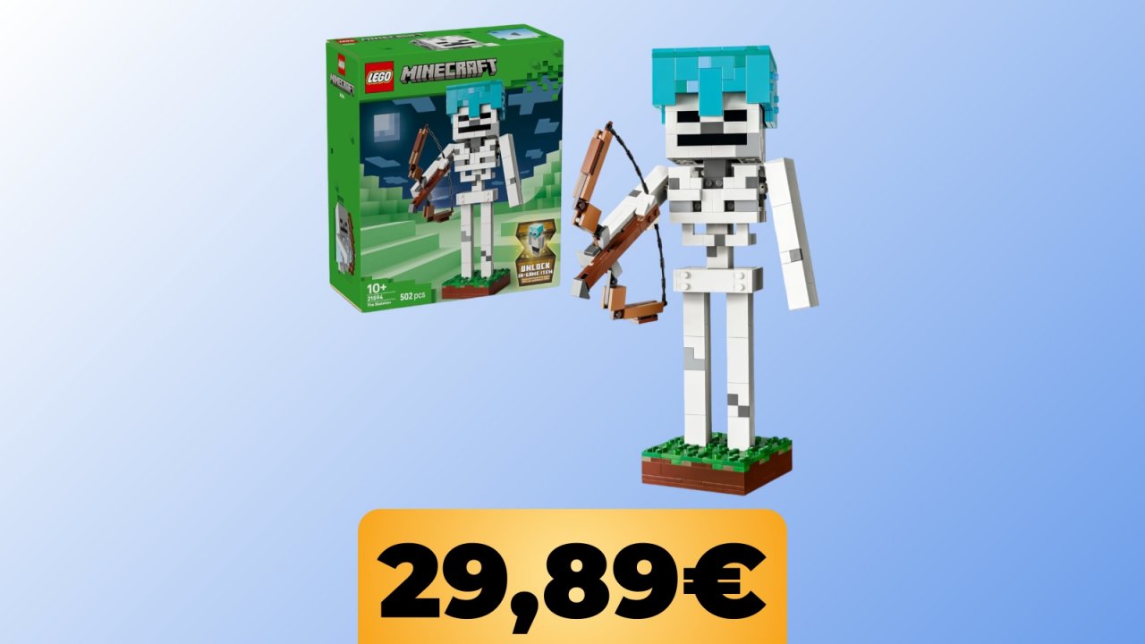 Lo scheletro di Minecraft in versione LEGO è al minimo storico su ...