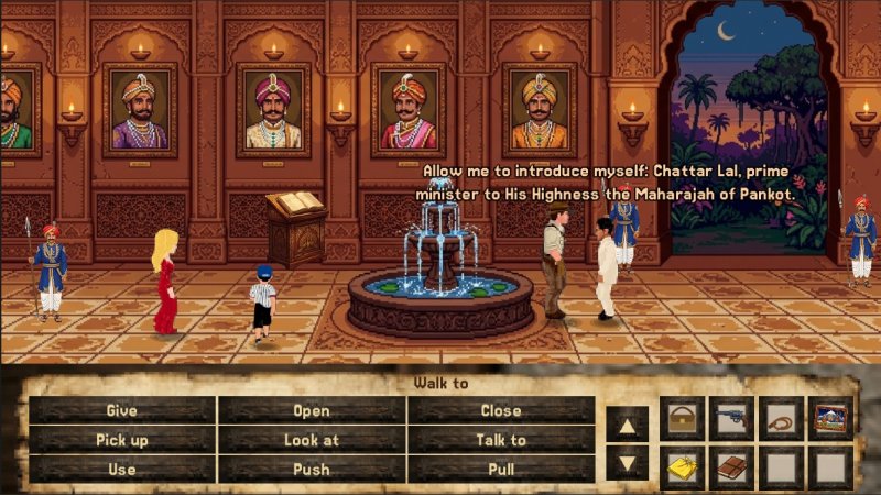 Il gioco ha uno stile da avventura classica
