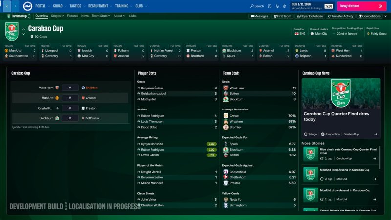 Ci sarà anche un calendario con tutte le partite di campionato o di coppa che ci aspettano