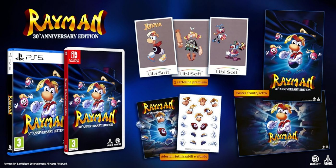 L'edizione fisica di Rayman: 30th Anniversary Edition per PS5 è al ...