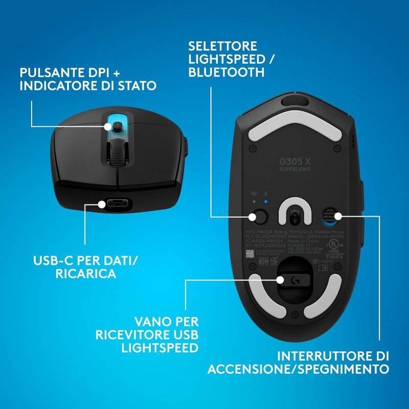 Mouse wireless Logitech G G305 X SUPERLIGHT