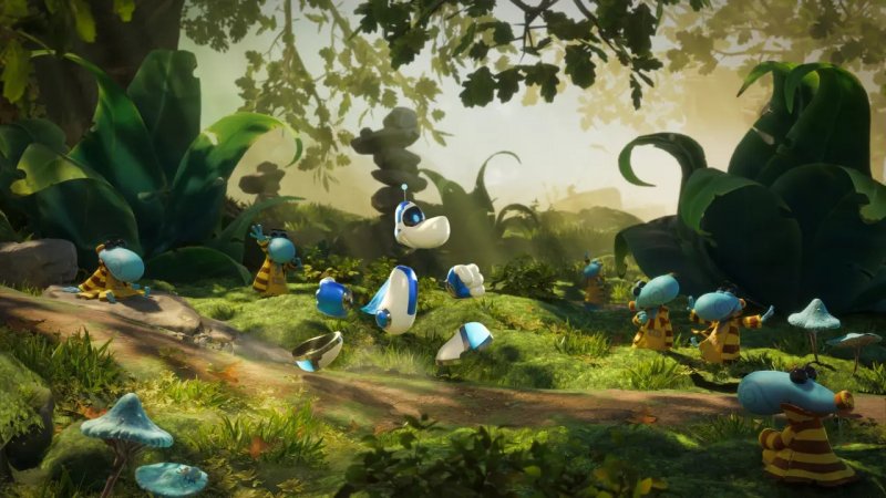 La skin di Astro Bot in Rayman Legends Retold