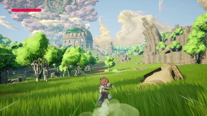 L'erba di Winds of Viridia somiglia molto a quella di Breath of the Wild, a cui si è ispirato per più elementi