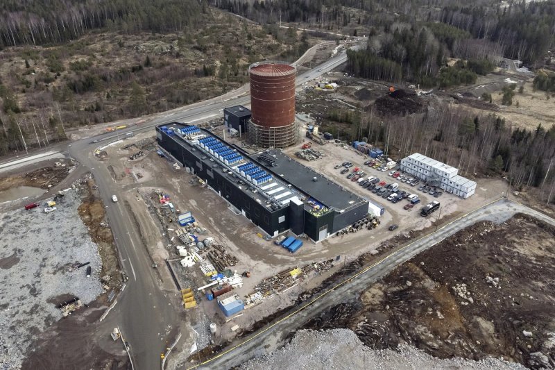 Un data center in costruzione